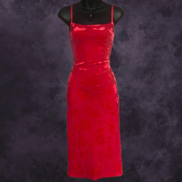 Red Steve Madden Midi Dress - Picture 1 of 4